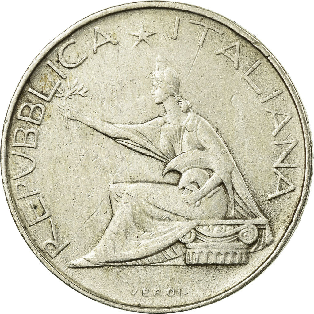 Coin, Italy, 500 Lire, 1961, Rome, EF(40-45), Silver, KM:99
