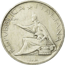 Coin, Italy, 500 Lire, 1961, Rome, EF(40-45), Silver, KM:99