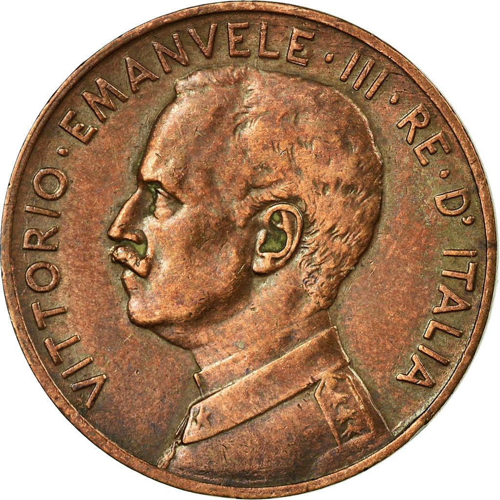 Monnaie, Italie, Vittorio Emanuele III, 5 Centesimi, 1918, Rome, TB+, Bronze