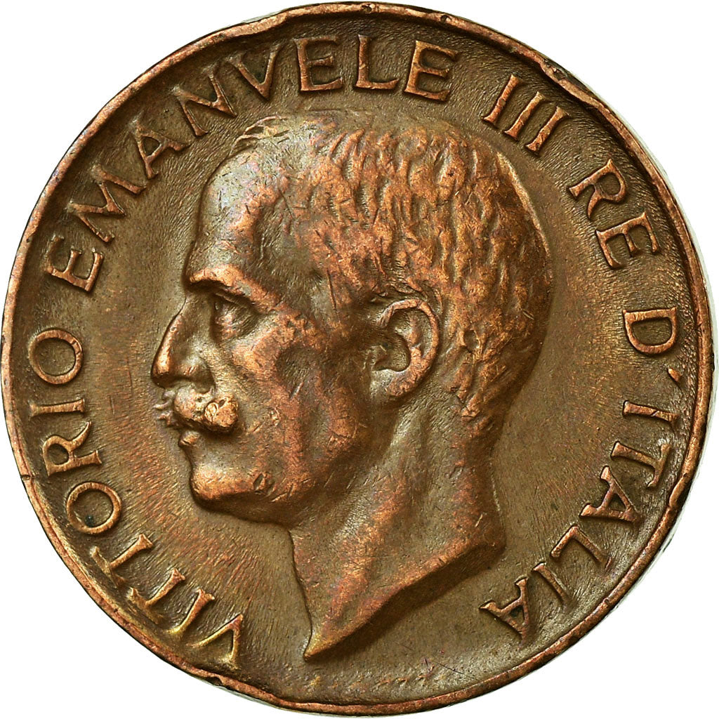 Coin, Italy, Vittorio Emanuele III, 5 Centesimi, 1920, Rome, VF(30-35), Bronze