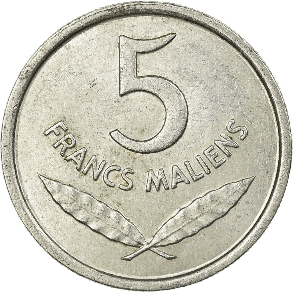 Coin, Mali, 5 Francs, 1961, Paris, VF(30-35), Aluminum, KM:2