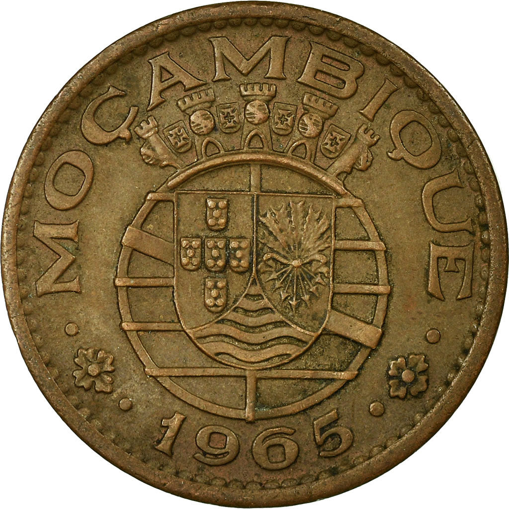 Coin, Mozambique, Escudo, 1965, VF(30-35), Bronze, KM:82