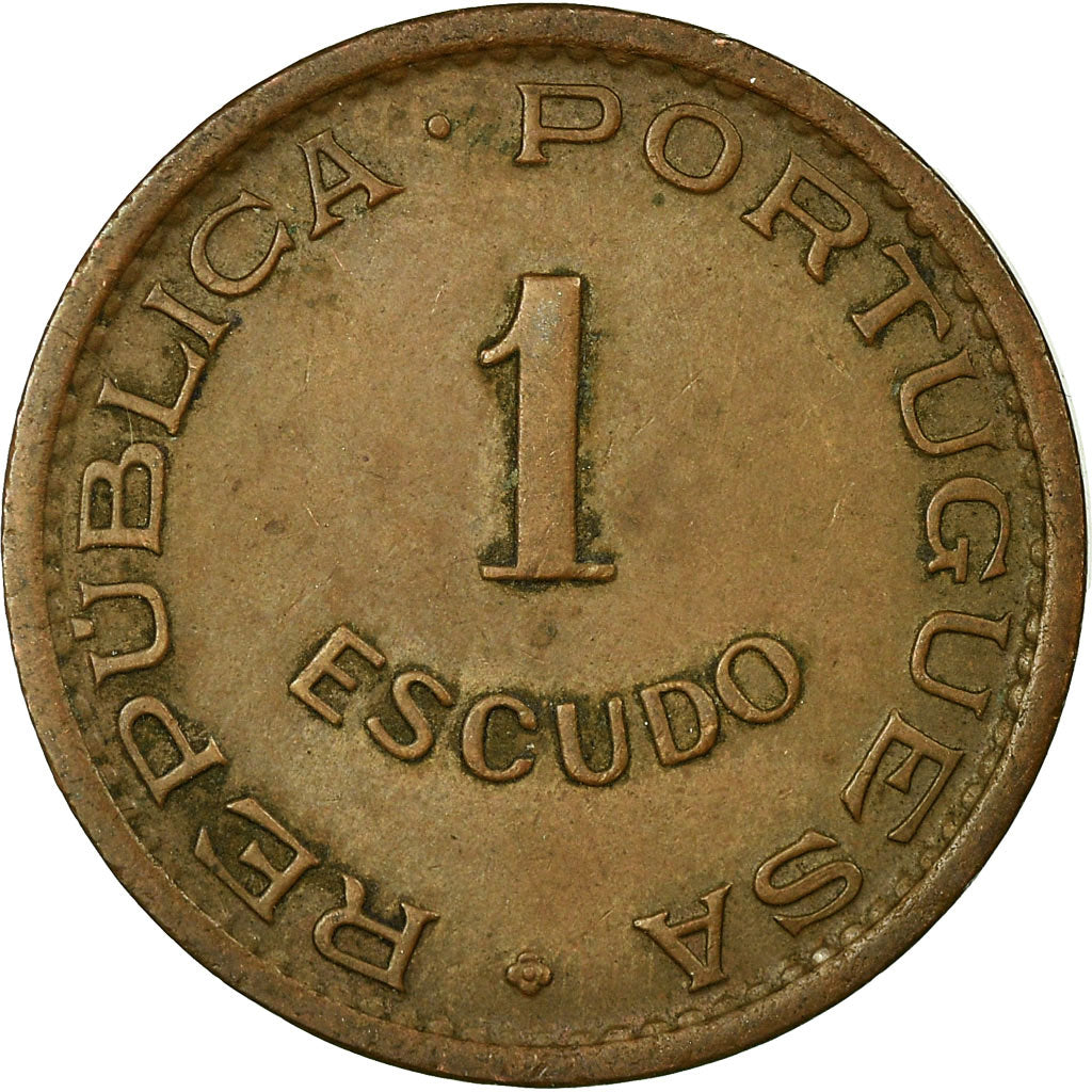 Coin, Mozambique, Escudo, 1965, VF(30-35), Bronze, KM:82
