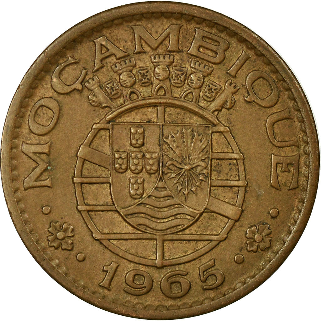 Coin, Mozambique, Escudo, 1965, VF(30-35), Bronze, KM:82