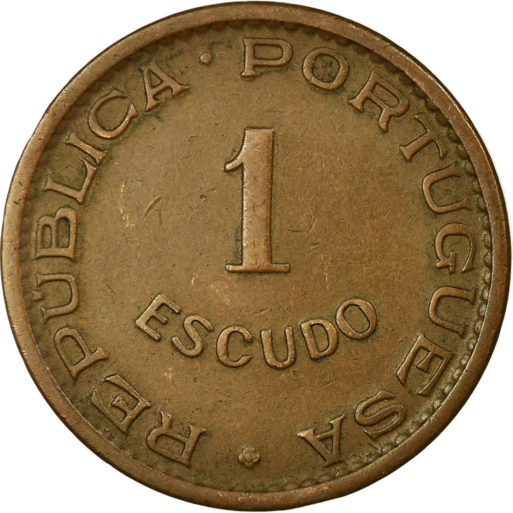 Coin, Mozambique, Escudo, 1965, EF(40-45), Bronze, KM:82