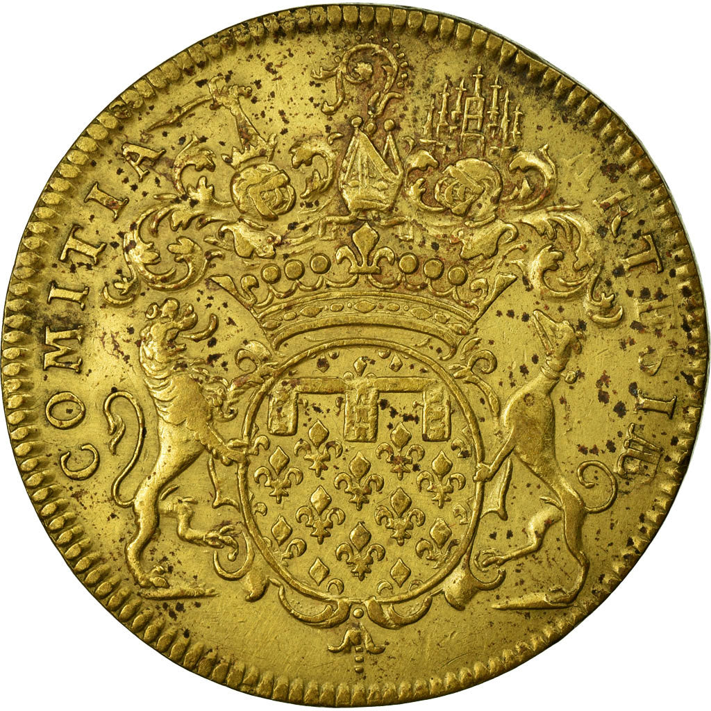 France, Token, Royal, AU(50-53), Copper