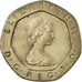 Coin, Great Britain, Elizabeth II, 20 Pence, 1984, VF(30-35), Copper-nickel