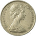 Moneta, Australia, Elizabeth II, 5 Cents, 1976, Melbourne, MB+, Rame-nichel