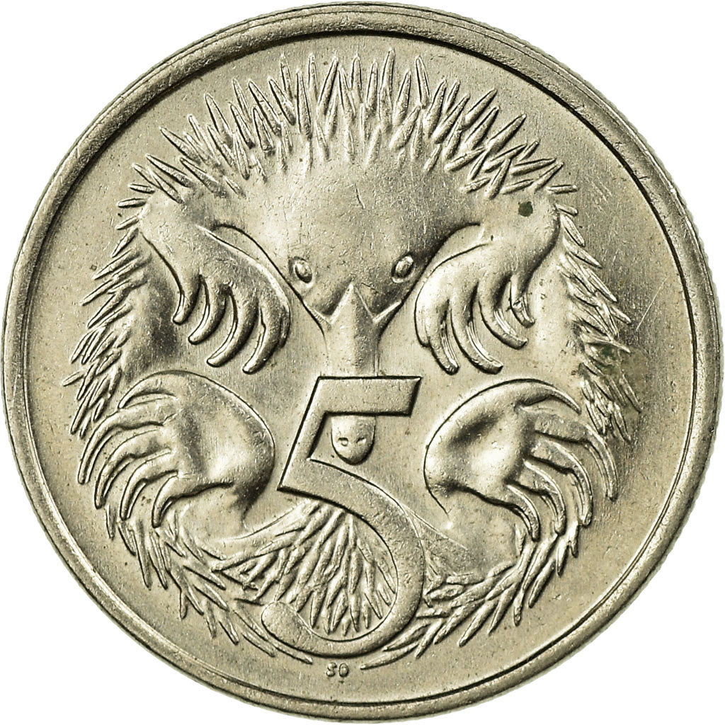 Munten, Australië, Elizabeth II, 5 Cents, 1983, Melbourne, ZF, Copper-nickel