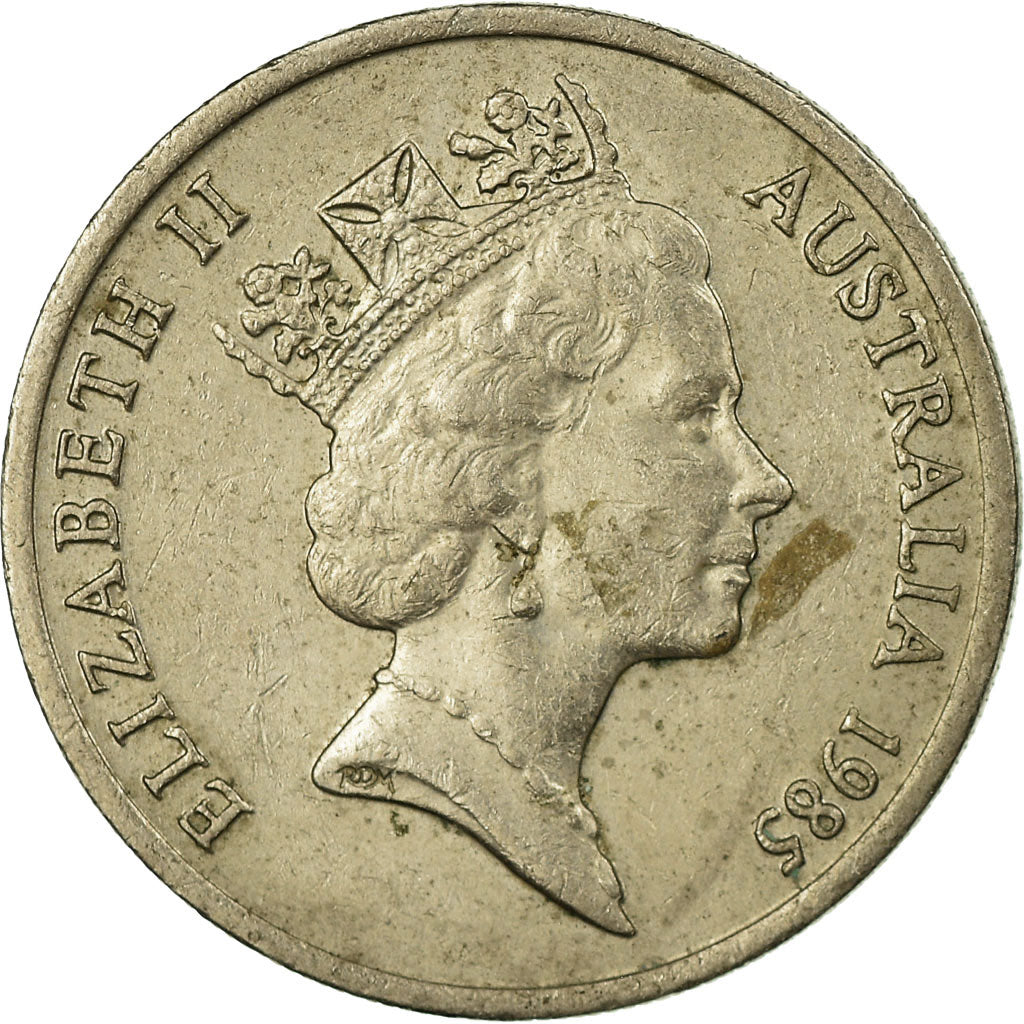 Coin, Australia, Elizabeth II, 10 Cents, 1985, Melbourne, VF(30-35)