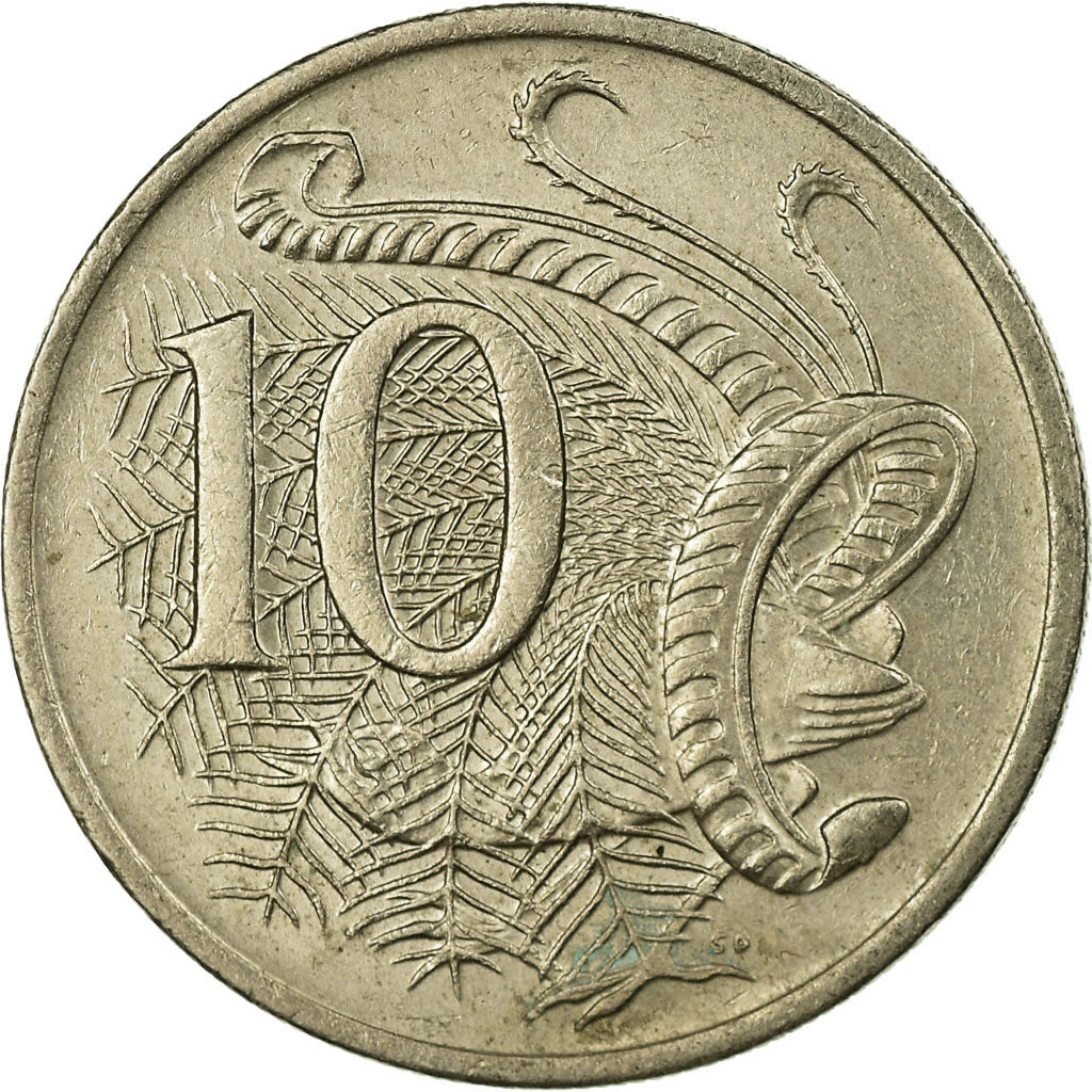 Coin, Australia, Elizabeth II, 10 Cents, 1985, Melbourne, VF(30-35)
