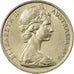 Moeda, Austrália, Elizabeth II, 20 Cents, 1975, Melbourne, EF(40-45)