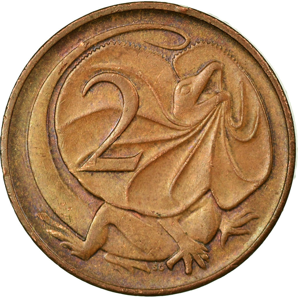 Munten, Australië, Elizabeth II, 2 Cents, 1977, Melbourne, FR+, Bronze, KM:63