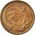 Münze, Australien, Elizabeth II, 2 Cents, 1977, Melbourne, S+, Bronze, KM:63