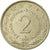 Monnaie, Yougoslavie, 2 Dinara, 1980, TB+, Copper-Nickel-Zinc, KM:57