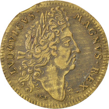 France, Royal, Token, EF(40-45), Copper, 27, Feuardent #10918, 5.80