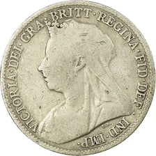 Coin, Great Britain, Victoria, 6 Pence, 1895, VF(30-35), Silver, KM:779