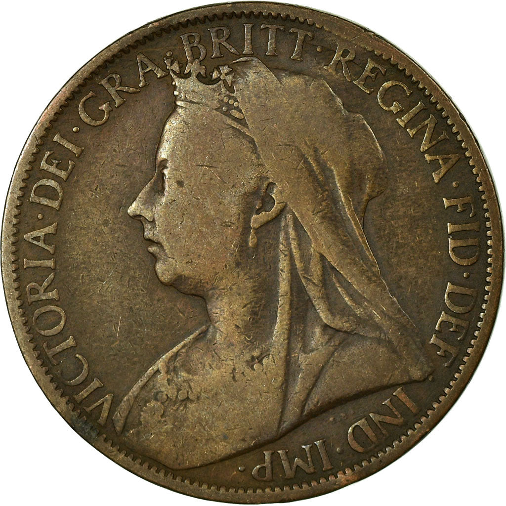 Coin, Great Britain, Victoria, Penny, 1896, VF(30-35), Bronze, KM:790