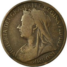 Coin, Great Britain, Victoria, Penny, 1896, VF(30-35), Bronze, KM:790