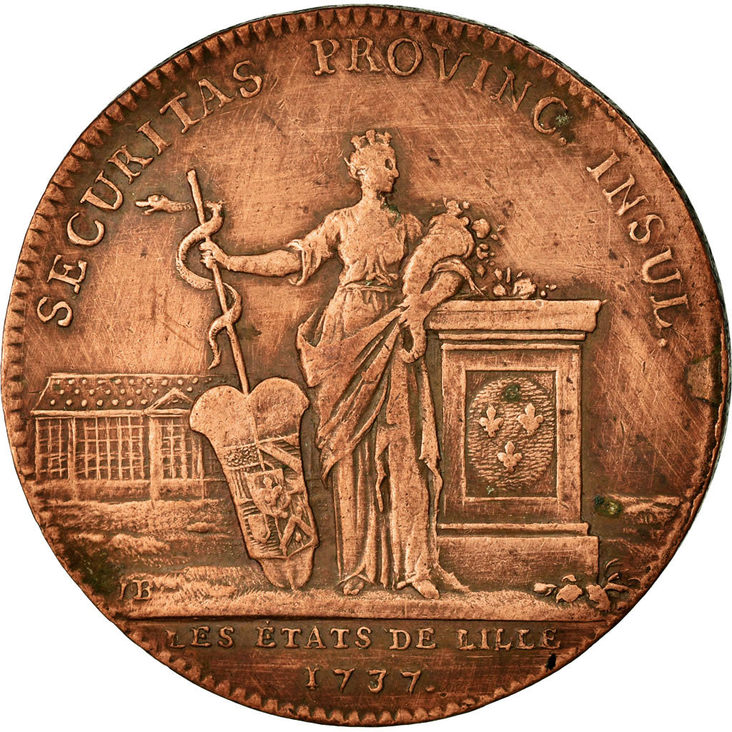 France, Token, Royal, AU(50-53), Copper, Feuardent:7241