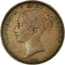 Coin, Great Britain, Victoria, Penny, 1855, VF(30-35), Copper, KM:739