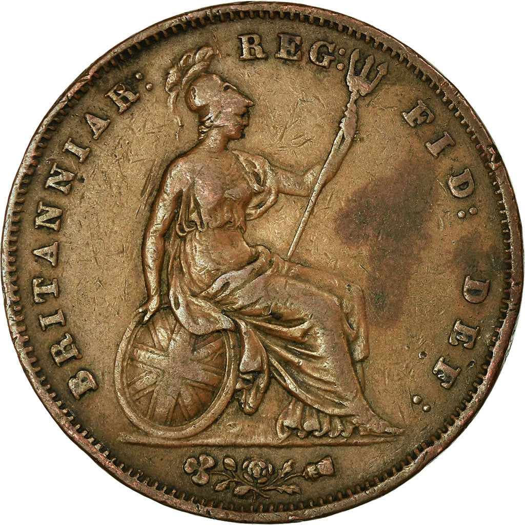 Coin, Great Britain, Victoria, Penny, 1855, VF(30-35), Copper, KM:739