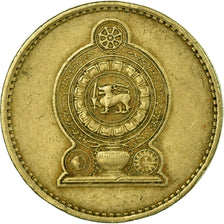 Coin, Sri Lanka, 5 Rupees, 1984, VF(30-35), Nickel-brass, KM:148.1