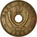 Munten, OOST AFRIKA, George VI, 10 Cents, 1952, FR+, Bronze, KM:34
