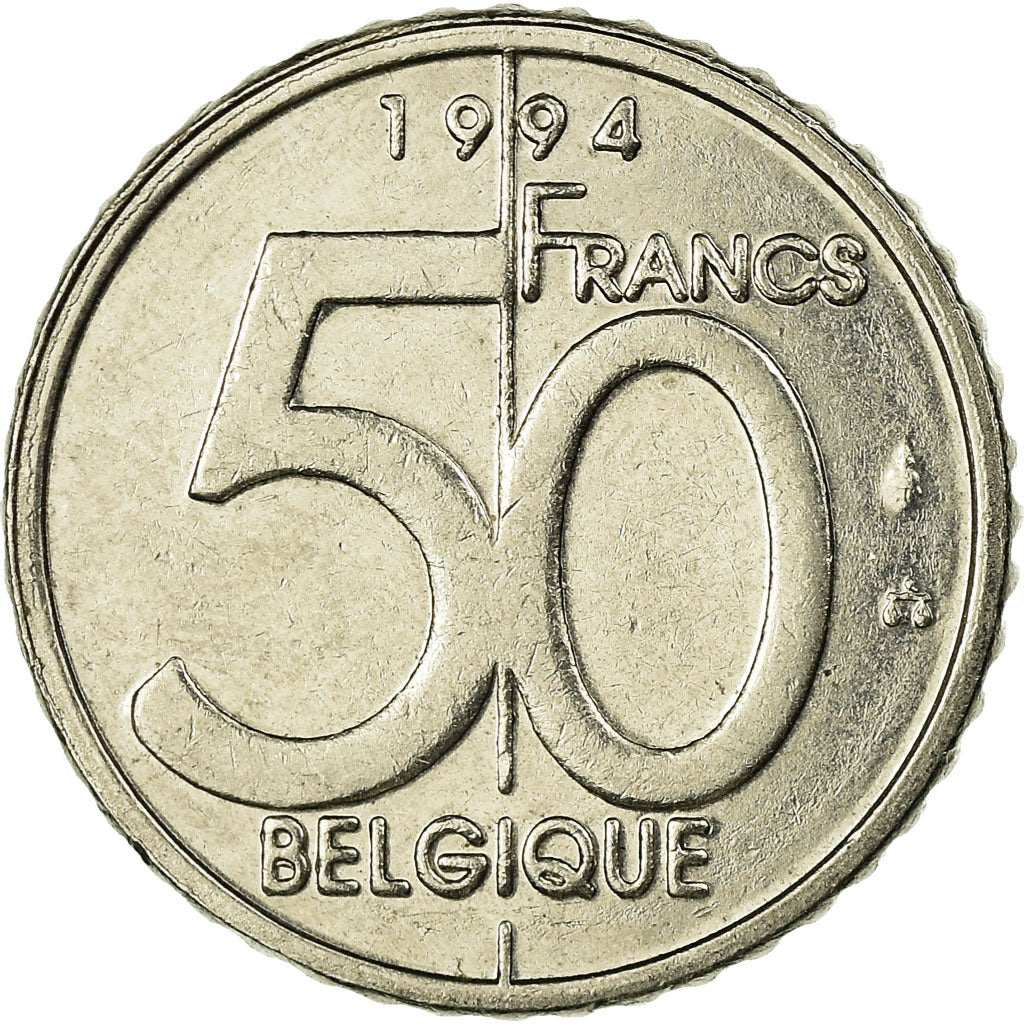Coin, Belgium, Albert II, 50 Francs, 50 Frank, 1994, Brussels, EF(40-45)