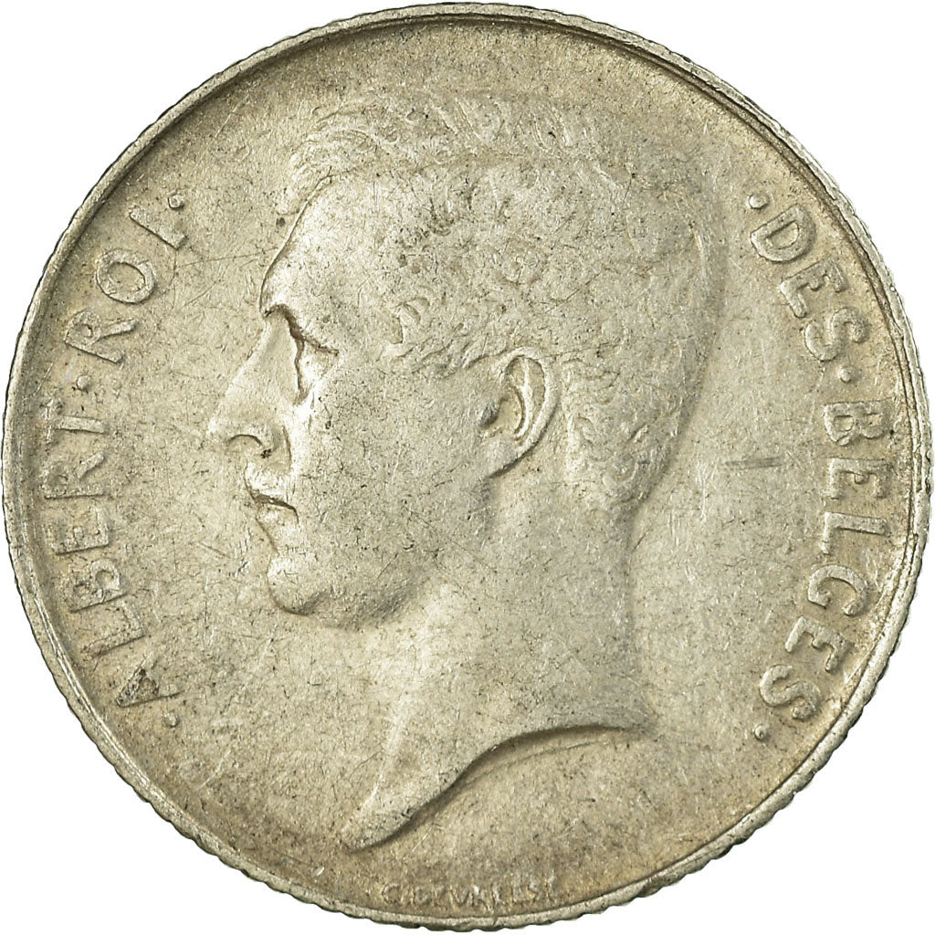 Coin, Belgium, Franc, 1913, EF(40-45), Silver, KM:72