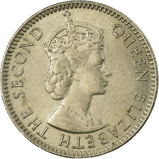 Coin, Mauritius, Elizabeth II, 1/4 Rupee, 1964, EF(40-45), Copper-nickel, KM:36