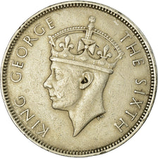 Coin, Mauritius, George VI, Rupee, 1951, VF(30-35), Copper-nickel, KM:29.1