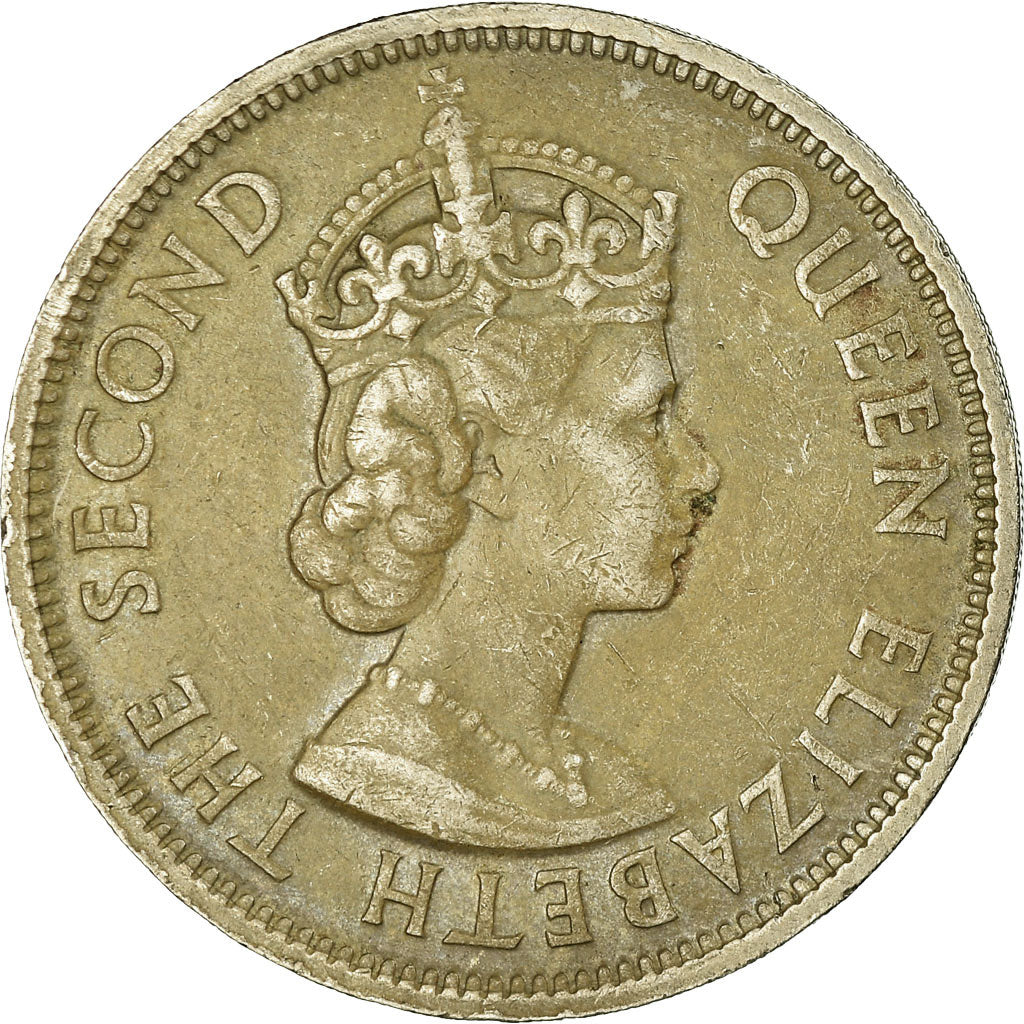 Monnaie, Mauritius, Elizabeth II, Rupee, 1971, TB, Copper-nickel, KM:35.1