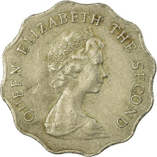 Moneda, Hong Kong, Elizabeth II, 2 Dollars, 1983, BC+, Cobre - níquel, KM:37
