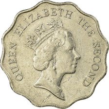 Coin, Hong Kong, Elizabeth II, 2 Dollars, 1989, VF(30-35), Copper-nickel, KM:60