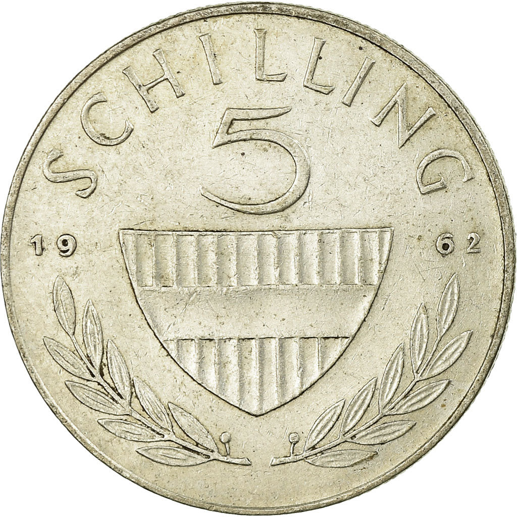 Coin, Austria, 5 Schilling, 1962, VF(30-35), Silver, KM:2889