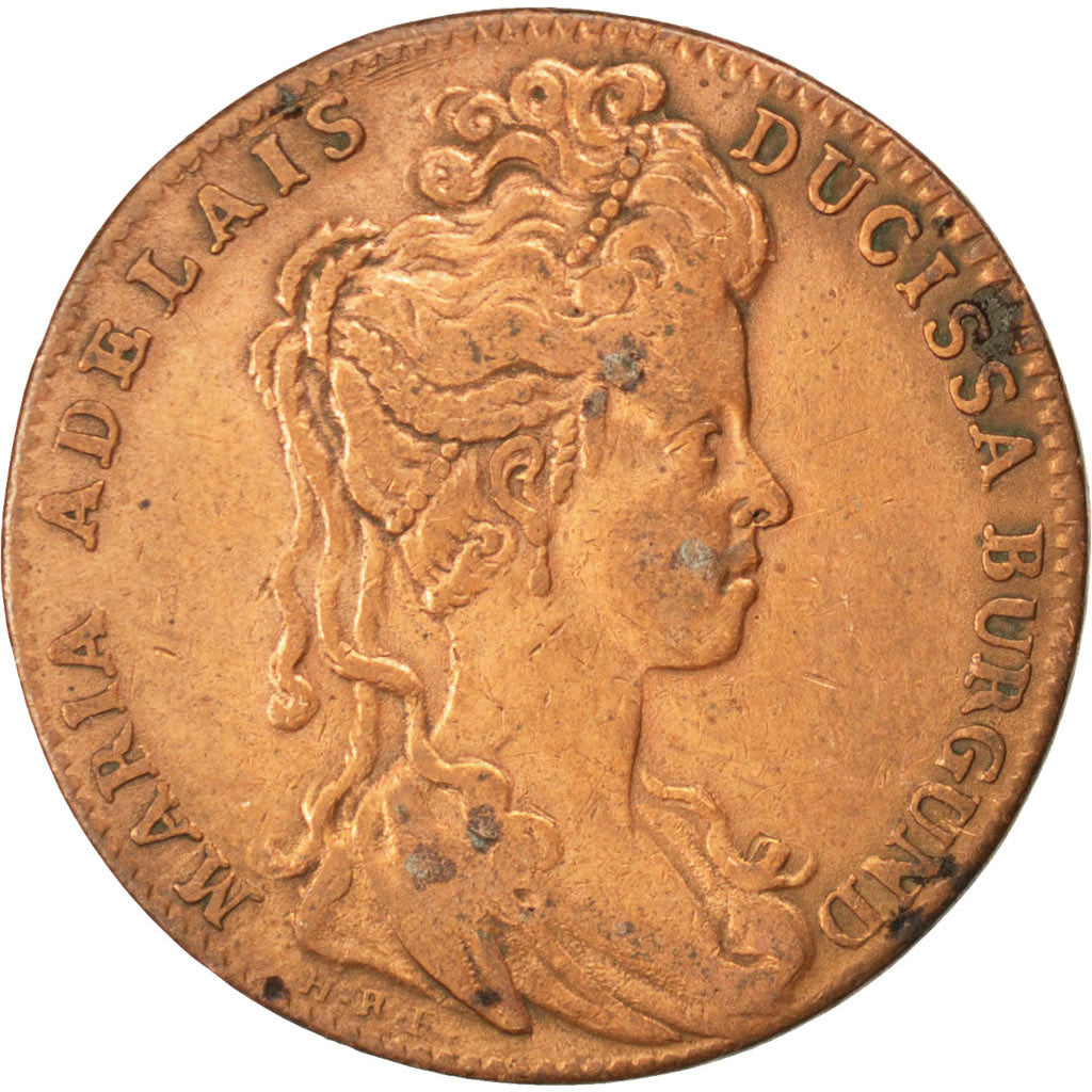 Francia, Token, Royal, BB+, Rame, 28, Feuardent:9743