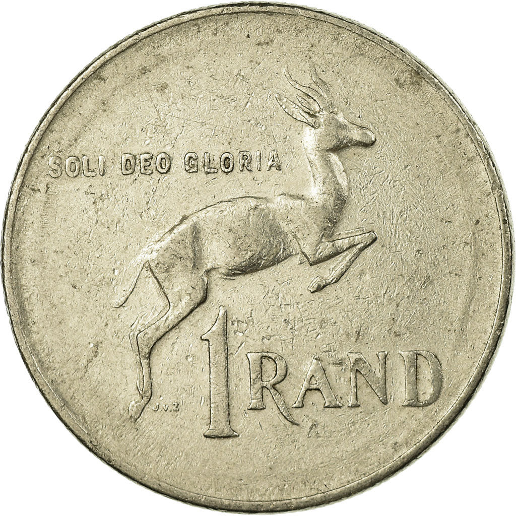 Coin, South Africa, Rand, 1977, VF(30-35), Nickel, KM:88a