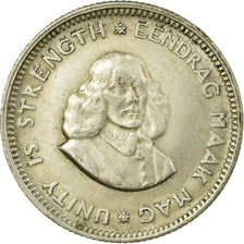 Coin, South Africa, 5 Cents, 1964, EF(40-45), Silver, KM:59