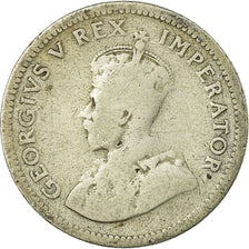 Coin, South Africa, George V, 6 Pence, 1933, VF(30-35), Silver, KM:16.2