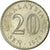 Moneta, Malesia, 20 Sen, 1973, Franklin Mint, MB+, Rame-nichel, KM:4