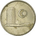 Moneda, Malasia, 20 Sen, 1977, Franklin Mint, BC+, Cobre - níquel, KM:4