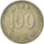 Coin, KOREA-SOUTH, 100 Won, 1989, VF(30-35), Copper-nickel, KM:35.2