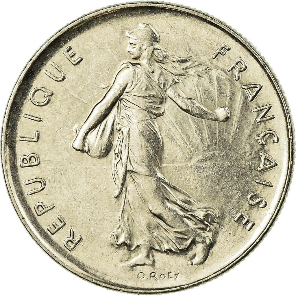 Coin, France, Semeuse, 5 Francs, 1991, Paris, EF(40-45), Nickel Clad