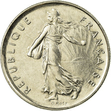 Coin, France, Semeuse, 5 Francs, 1991, Paris, EF(40-45), Nickel Clad