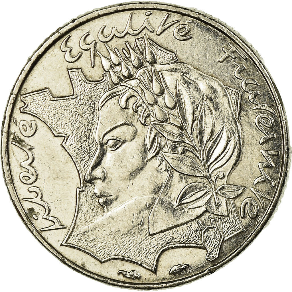 Munten, Frankrijk, Jimenez, 10 Francs, 1986, Paris, FR+, Nickel, KM:959