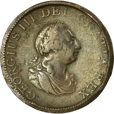 Coin, Great Britain, George III, 1/2 Penny, 1799, VF(30-35), Copper, KM:647