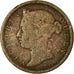 Coin, Straits Settlements, Victoria, 1/2 Cent, 1872, VF(30-35), Copper, KM:8