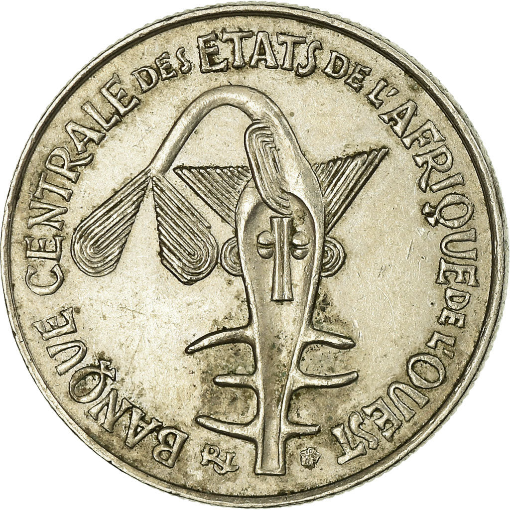 Coin, West African States, 50 Francs, 1976, VF(30-35), Copper-nickel, KM:6