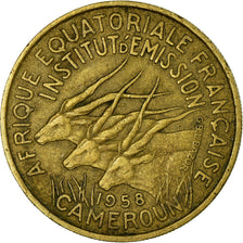 Monnaie, Cameroun, 25 Francs, 1958, Paris, TB+, Aluminum-Bronze, KM:12